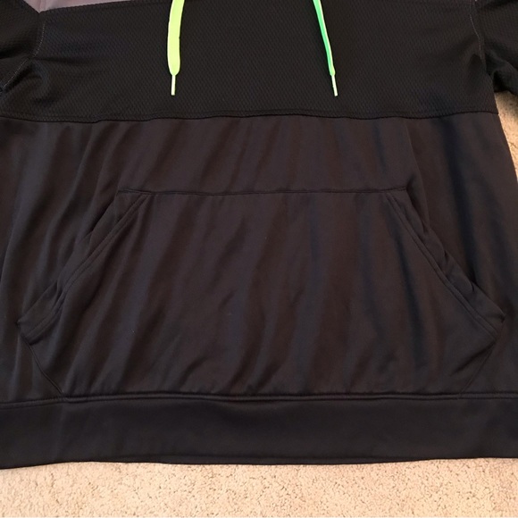 Adidas Basketball Hoodie Sweatshirt Adult Size Large Black Grey Unisex - Picture 7 of 9